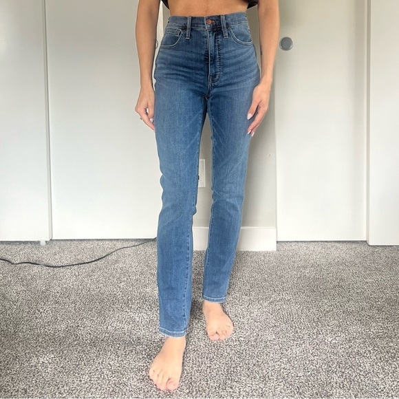 Madewell Denim - Madewell 10” High Rise Skinny Jeans - Medium Wash - Size 27 - Classic Minimal